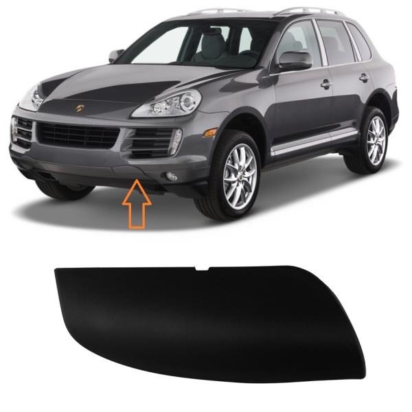 Capac Carlig Remorcare Bara Fata Stanga Am Porsche Cayenne 1 9PA 2007-2010 Facelift 95550515510G2X